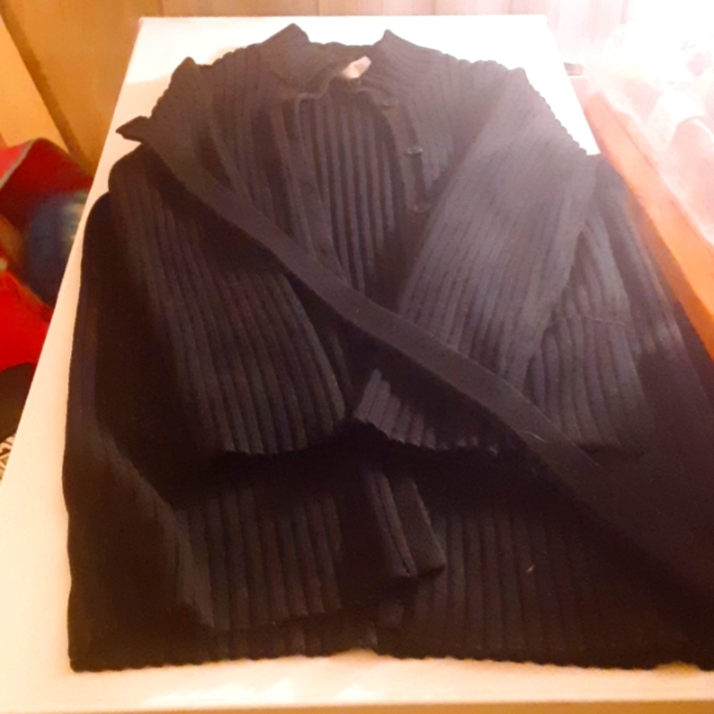 Black cardigan